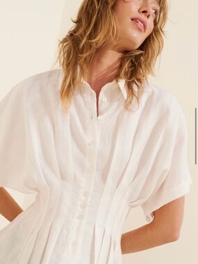 Tobie Short Sleeve Linen Shirt